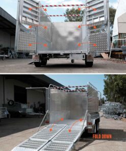 10×6 HEAVY DUTY TANDEM LAWN MOWER TRAILER FOR SALE WITH ENCLOSED MOWER BOX (1990KG~2800KG ATM) - Image 15