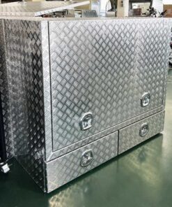 Alternative view of TK2 FULL SIDE OPENING DOOR TRUCK BOX FOR SALE WITH 2 SLIDE-OUT DRAWERS (1400MM X 600MM X 1200MM)