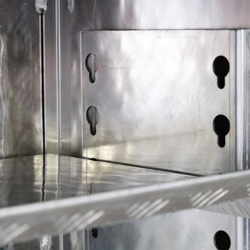 TK5 FULL SIDE OPENING DOOR TRUCK BOX FOR SALE WITH 3 SLIDE-OUT DRAWERS (1900MM X 600MM X 1200MM) - Image 4