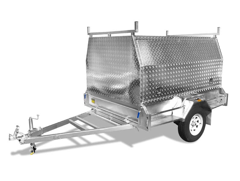 6×4 TRADESMAN / BUILDERS TRAILER FOR SALE (ALUMINIUM CANOPY) - Image 4