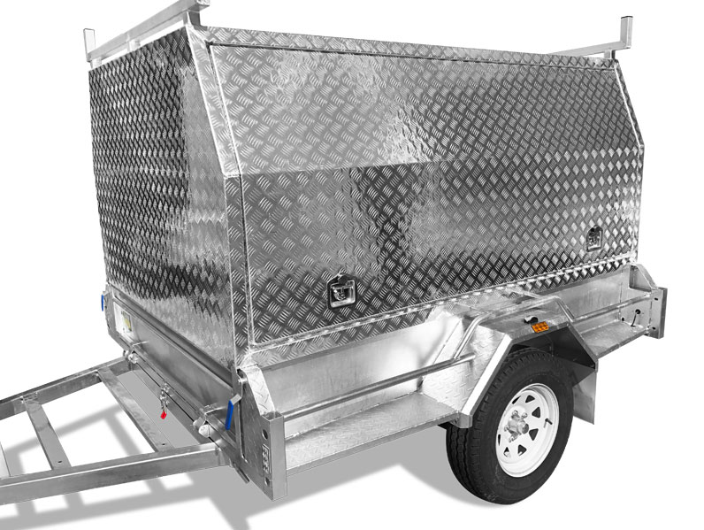 6×4 TRADESMAN / BUILDERS TRAILER FOR SALE (ALUMINIUM CANOPY) - Image 5