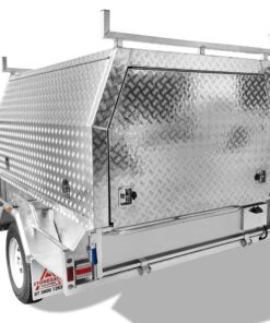 6×4 TRADESMAN / BUILDERS TRAILER FOR SALE (ALUMINIUM CANOPY) - Image 7