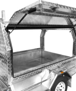6×4 TRADESMAN / BUILDERS TRAILER FOR SALE (ALUMINIUM CANOPY) - Image 6