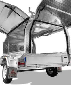 6×4 TRADESMAN / BUILDERS TRAILER FOR SALE (ALUMINIUM CANOPY) - Image 8