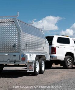 10×5 TANDEM AXLE HD ELITE BUILDERS/TRADIE/TRADESMAN TRAILER 2000KG~2800KG ATM (300MM SIDES) - Image 3
