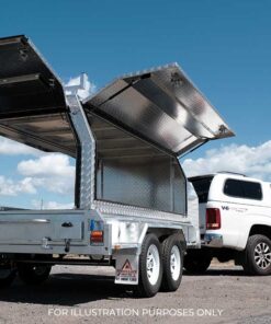 10×5 TANDEM AXLE HD ELITE BUILDERS/TRADIE/TRADESMAN TRAILER 2000KG~2800KG ATM (300MM SIDES) - Image 4