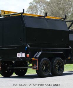 10×5 TANDEM AXLE HD ELITE BUILDERS/TRADIE/TRADESMAN TRAILER 2000KG~2800KG ATM (450MM SIDES) - Image 22