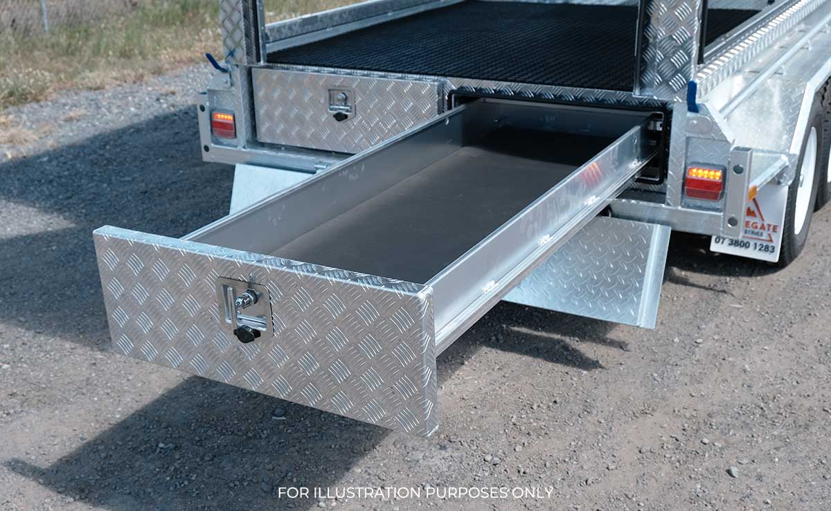 10×5 TANDEM AXLE HD ELITE BUILDERS/TRADIE/TRADESMAN TRAILER 2000KG~2800KG ATM (300MM SIDES) - Image 7