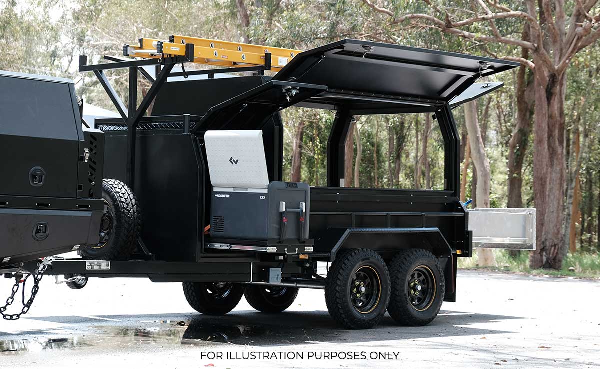 10×5 TANDEM AXLE HD ELITE BUILDERS/TRADIE/TRADESMAN TRAILER 2000KG~2800KG ATM (450MM SIDES) - Image 15