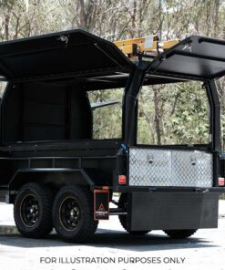 10×5 TANDEM AXLE HD ELITE BUILDERS/TRADIE/TRADESMAN TRAILER 2000KG~2800KG ATM (300MM SIDES) - Image 14