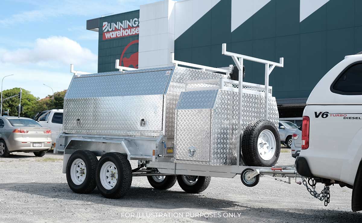 10×5 TANDEM AXLE HD ELITE BUILDERS/TRADIE/TRADESMAN TRAILER 2000KG~2800KG ATM (300MM SIDES) - Image 13
