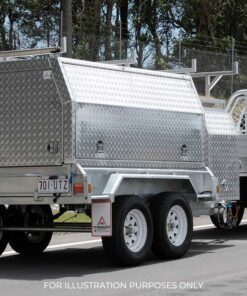 10×5 TANDEM AXLE HD ELITE BUILDERS/TRADIE/TRADESMAN TRAILER 2000KG~2800KG ATM (300MM SIDES) - Image 12