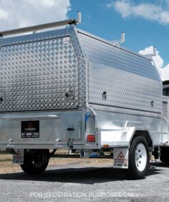 8×5 SINGLE AXLE HD ELITE BUILDERS/TRADIE/TRADESMAN TRAILER 1400KG ATM (450MM SIDES) - Image 4