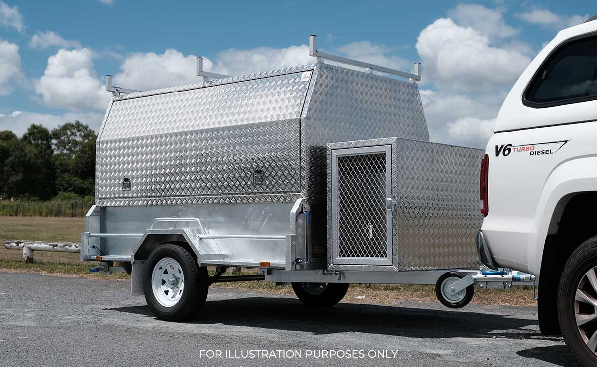 8×5 SINGLE AXLE HD ELITE BUILDERS/TRADIE/TRADESMAN TRAILER 1400KG ATM (450MM SIDES) - Image 8