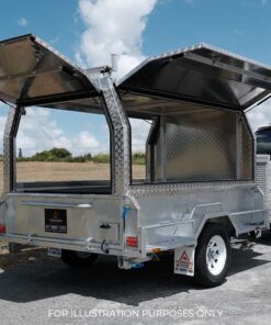 8×5 SINGLE AXLE HD ELITE BUILDERS/TRADIE/TRADESMAN TRAILER 1400KG ATM (450MM SIDES) - Image 6