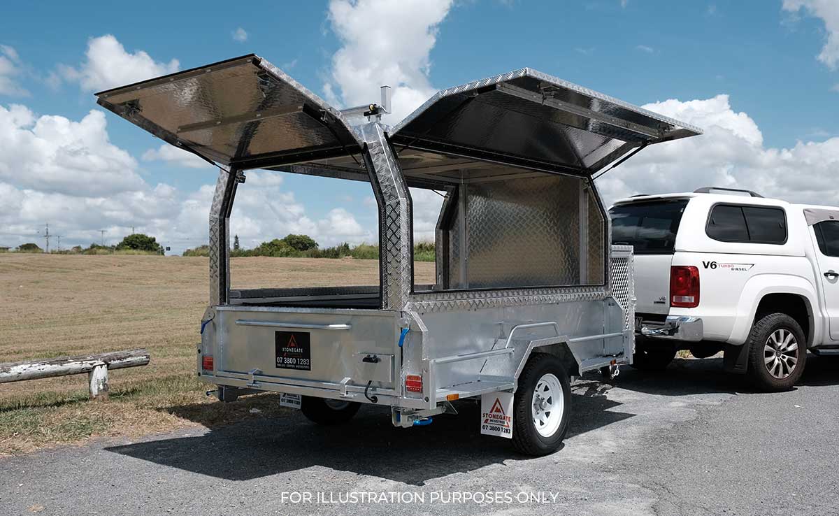 8×5 SINGLE AXLE HD ELITE BUILDERS/TRADIE/TRADESMAN TRAILER 1400KG ATM (450MM SIDES) - Image 6