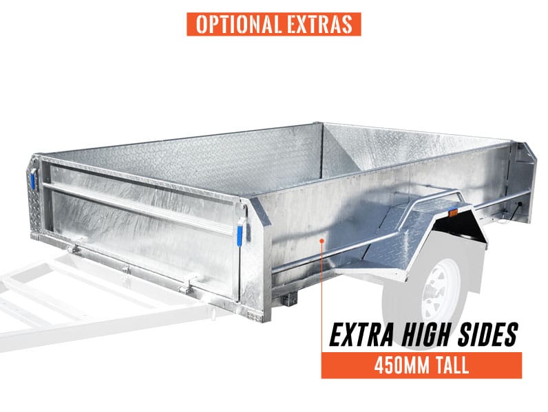 7×5 TRADESMAN / BUILDERS TRAILER FOR SALE (ALUMINIUM CANOPY) - Image 18