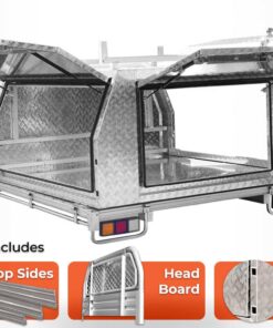 COMMERCIAL DUAL CAB ALUMINIUM UTE TRAY & CANOPY BUNDLE FOR SALE