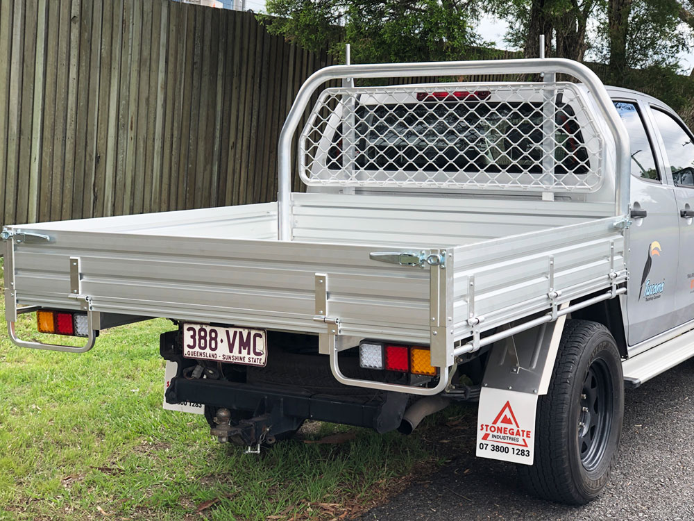 2100MM ALUMINIUM EXTRA CAB UTE TRAY - Image 2