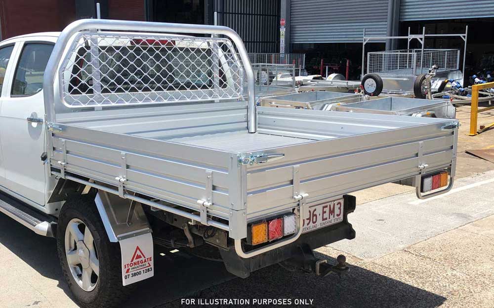 2100MM ALUMINIUM EXTRA CAB UTE TRAY - Image 7