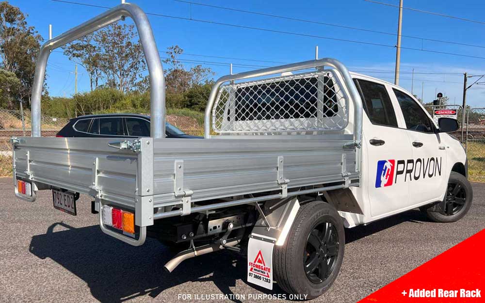 2100MM ALUMINIUM EXTRA CAB UTE TRAY - Image 8