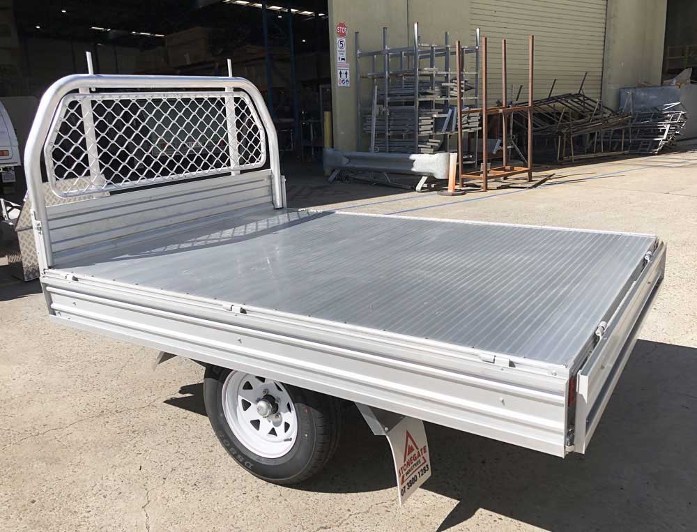UTE TRAY BACK TABLE TOP TRAILER FOR SALE (EXTRA CAB 2100MM X 1800MM) - Image 4
