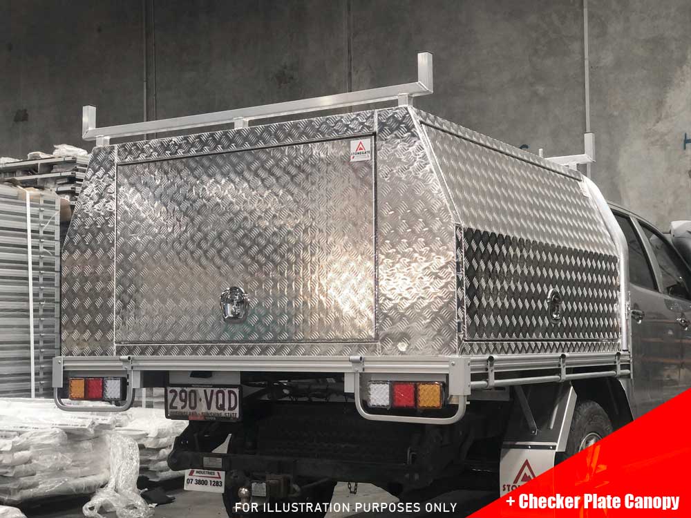 2100MM ALUMINIUM EXTRA CAB UTE TRAY - Image 15