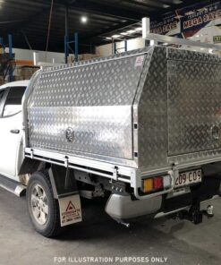 COMMERCIAL DUAL CAB ALUMINIUM UTE TRAY & CANOPY BUNDLE FOR SALE - Image 4