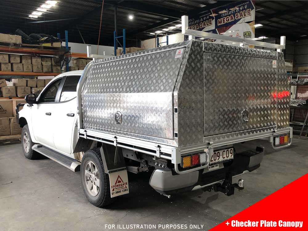 2100MM ALUMINIUM EXTRA CAB UTE TRAY - Image 14