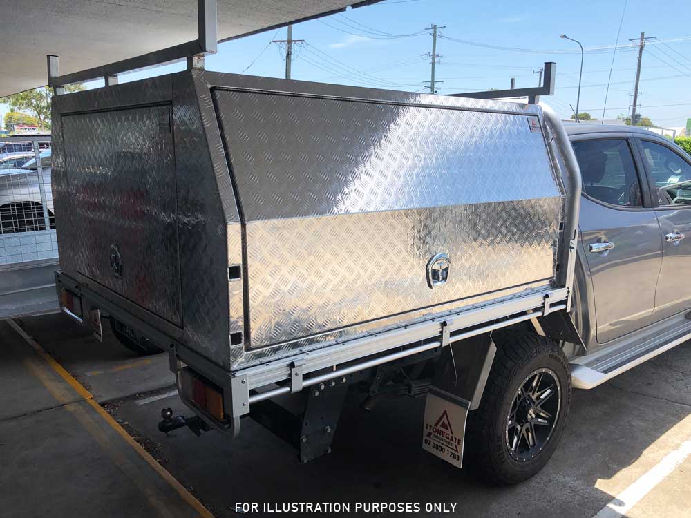 COMMERCIAL DUAL CAB ALUMINIUM UTE TRAY & CANOPY BUNDLE FOR SALE - Image 7