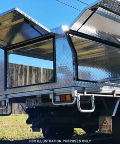 Alternative view of COMMERCIAL DUAL CAB ALUMINIUM UTE TRAY & CANOPY BUNDLE FOR SALE