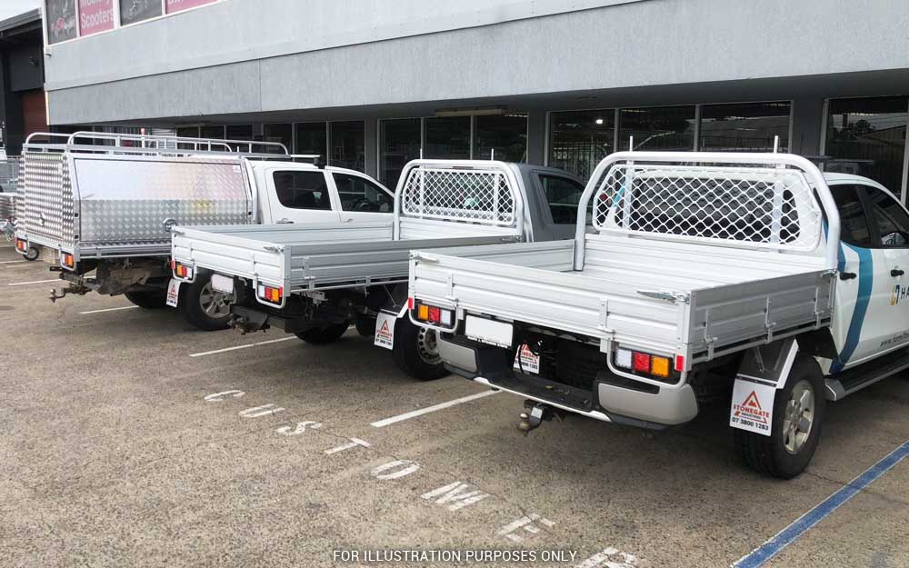 2100MM ALUMINIUM EXTRA CAB UTE TRAY - Image 4