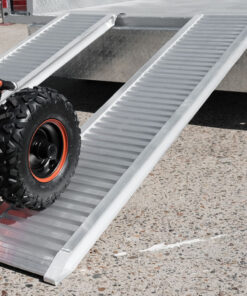 1.8M HEAVY-DUTY ALUMINIUM UTE / TRUCK / TRAILER RAMP FOR SALE CAPACITY 995KG EA.