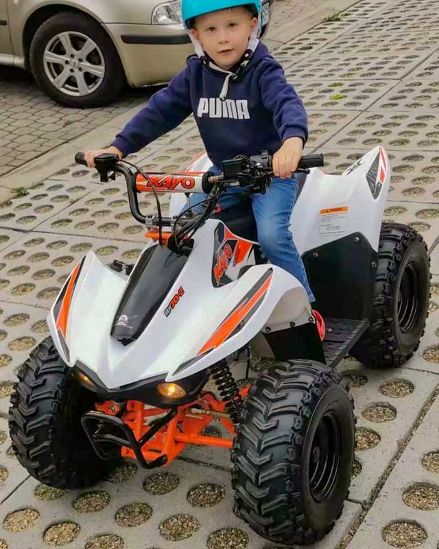 AY70 QUAD BIKE | RED - Image 4