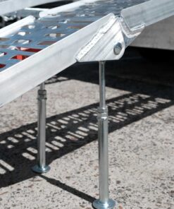 2.2M ALUMINIUM CURVED FOLDING LOADING RAMP FOR SALE - Image 5