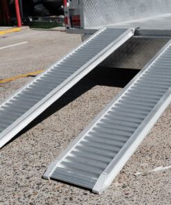 1.8M HEAVY-DUTY ALUMINIUM UTE / TRUCK / TRAILER RAMP FOR SALE CAPACITY 995KG EA. - Image 5