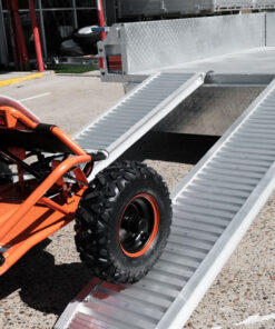 1.8M HEAVY-DUTY ALUMINIUM UTE / TRUCK / TRAILER RAMP FOR SALE CAPACITY 995KG EA. - Image 3