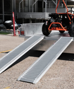 1.8M HEAVY-DUTY ALUMINIUM UTE / TRUCK / TRAILER RAMP FOR SALE CAPACITY 995KG EA. - Image 4