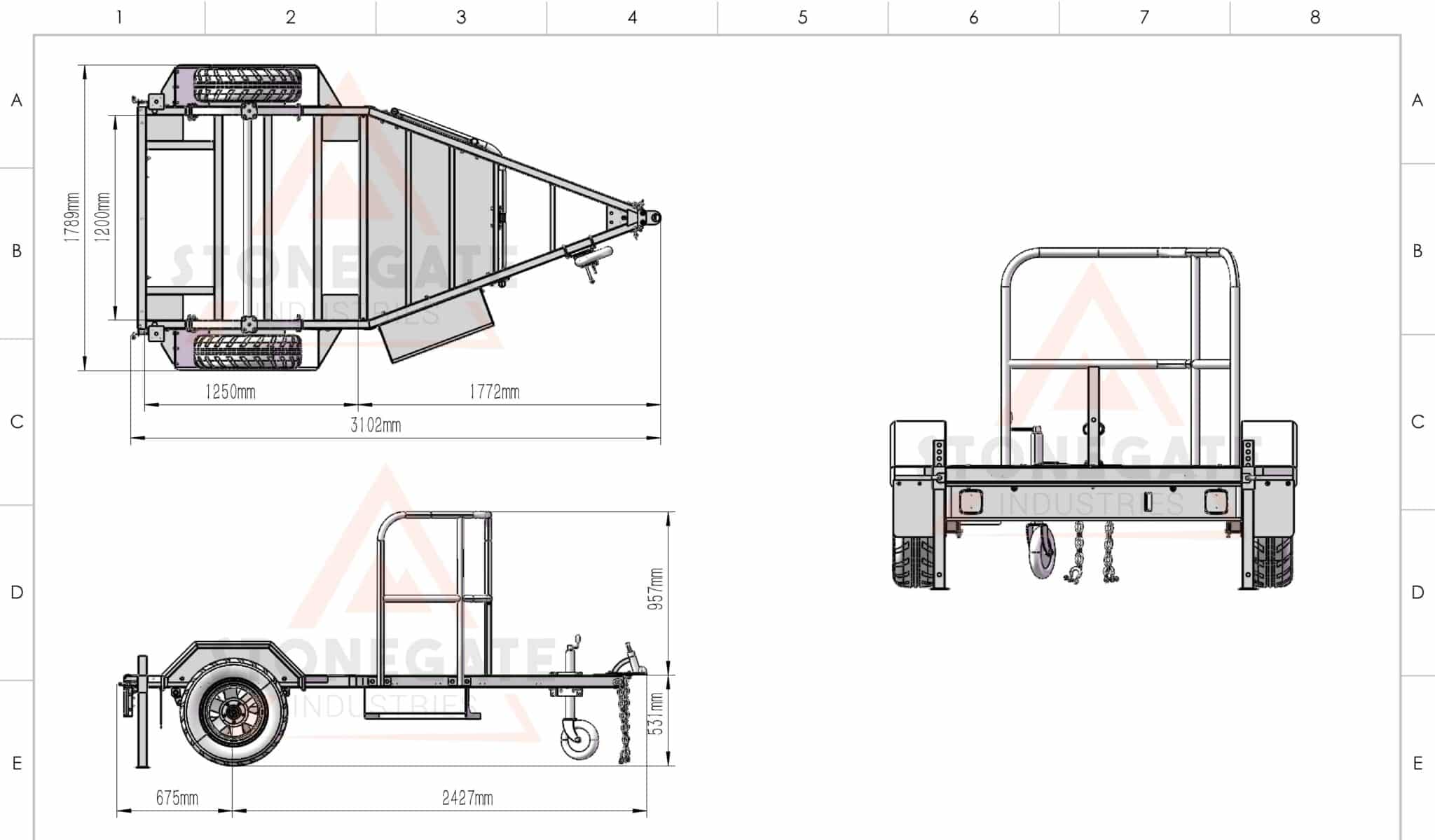 MOBILE TOILET TRAILER – SINGLE - Image 12