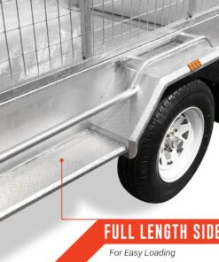 6×4 PREMIUM GALVANISED CAGED BOX TRAILER FOR SALE 750KG ATM - Image 15