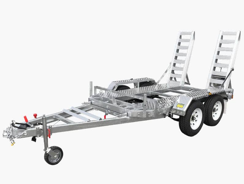 8×5 SCISSOR LIFT PLANT MACHINERY TRAILER FOR SALE (2800KG ATM)