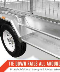 6×4 PREMIUM GALVANISED CAGED BOX TRAILER FOR SALE 750KG ATM - Image 19