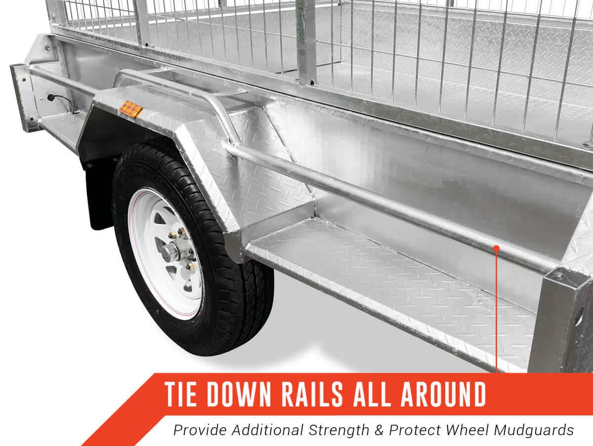 6×4 PREMIUM GALVANISED CAGED BOX TRAILER FOR SALE 750KG ATM - Image 19
