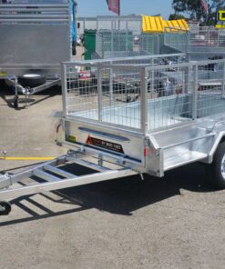 6×4 PREMIUM GALVANISED CAGED BOX TRAILER FOR SALE 750KG ATM - Image 3