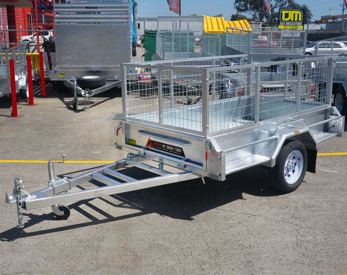 6×4 PREMIUM GALVANISED CAGED BOX TRAILER FOR SALE 750KG ATM - Image 3