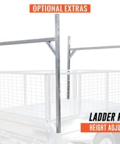 6×4 PREMIUM GALVANISED CAGED BOX TRAILER FOR SALE 750KG ATM - Image 22