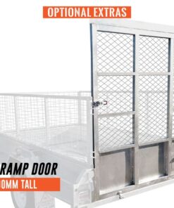 6×4 PREMIUM GALVANISED CAGED BOX TRAILER FOR SALE 750KG ATM - Image 23