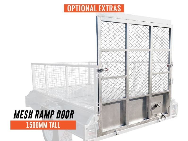 6×4 PREMIUM GALVANISED CAGED BOX TRAILER FOR SALE 750KG ATM - Image 23
