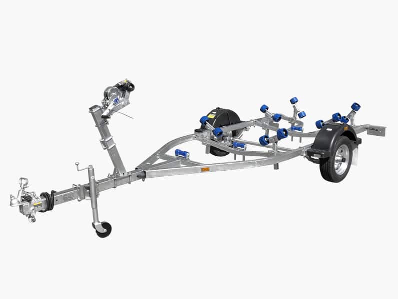4500 SERIES BOAT TRAILER FOR SALE (WOBBLE ROLLERS OR SKIDS)
