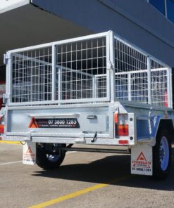 6×4 PREMIUM GALVANISED CAGED BOX TRAILER FOR SALE 750KG ATM - Image 4